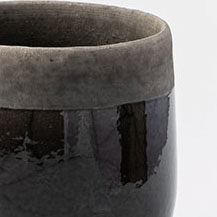 Domani/MINSK(ミンスク)16 Chole Black 3号鉢用 | 青山フラワー