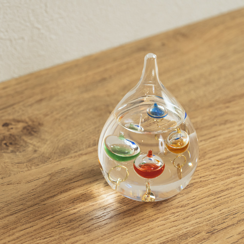 ガラスフロート温度計（SSサイズ） | 青山フラワーマーケット｜花束