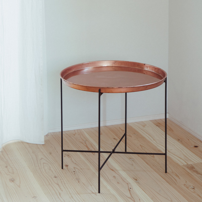 ラウンドサイドテーブル（copper） | 青山フラワーマーケット｜花束