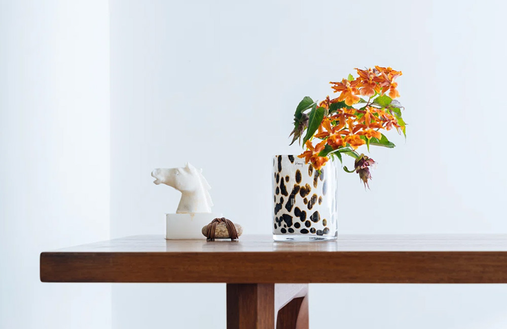 葉山家具葉山ガーデンツイストデザイン フラワーベースオブジェ