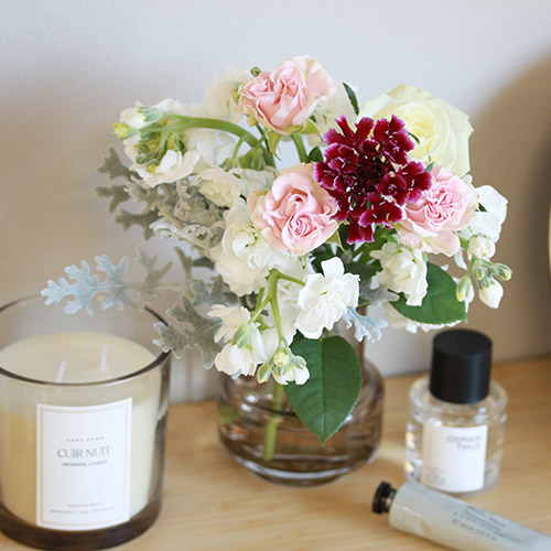 【9/110/31着】好きな時に、旬の花を、お手頃価格で！ Season Flower 旬の花おまかせ テーブルブーケ 青山フラワー