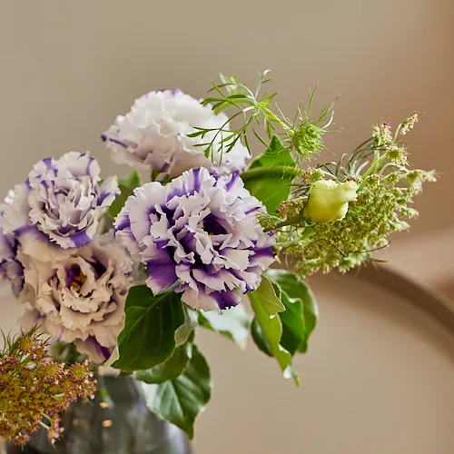 Season Flower リシアンサス「マーブルブルー」と季節の草花