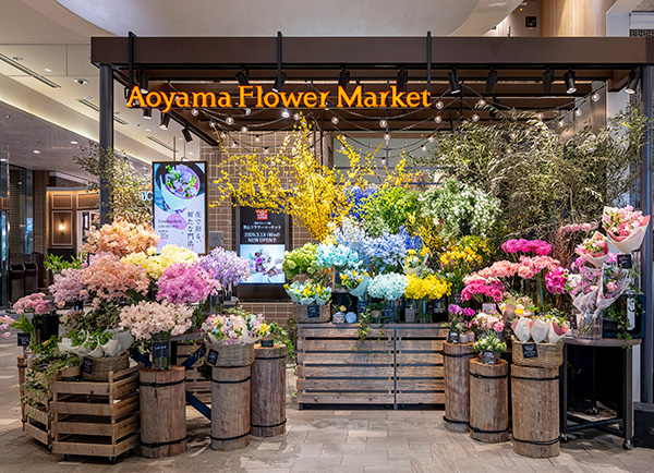 青山フラワーマーケット 博多マルイ店｜福岡県福岡市博多のフラワー