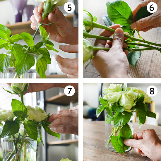 カーネーションのモヒート風アレンジ 青山フラワーマーケット公式 花屋 花 花束 フラワーギフト 通販 カーネーションのモヒート風アレンジ 青山フラワーマーケット公式 花屋 花 花束 フラワーギフト 通販