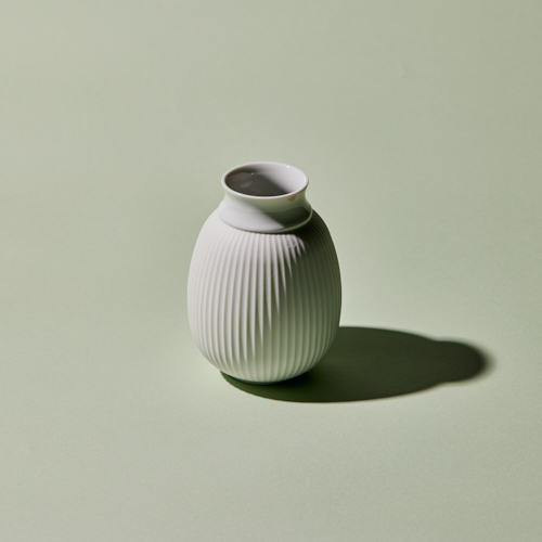 Lyngby Porcelain(リュンビューポーセリン)/Curve Vase H12