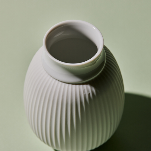 Lyngby Porcelain(リュンビューポーセリン)/Curve Vase H12 Lyngby Porcelain(リュンビューポーセリン)/Curve Vase H12
