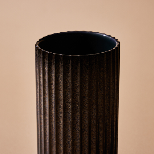 Lyngby Porcelain(リュンビューポーセリン)/Radiance Vase ブルー H15
