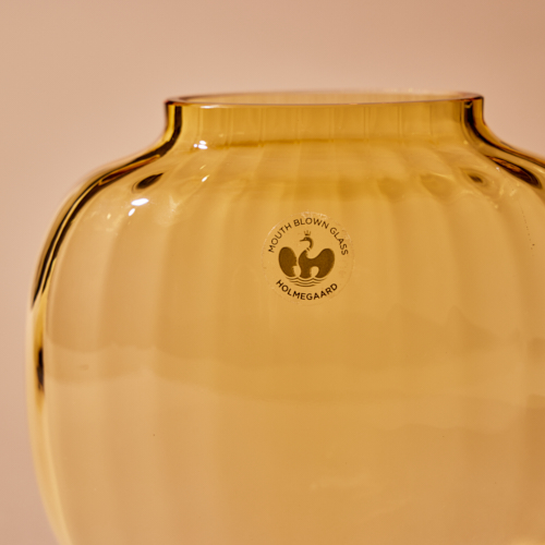 HOLME GAARD(ホルムガード)/Primula Vase オーバル アンバー H12.5