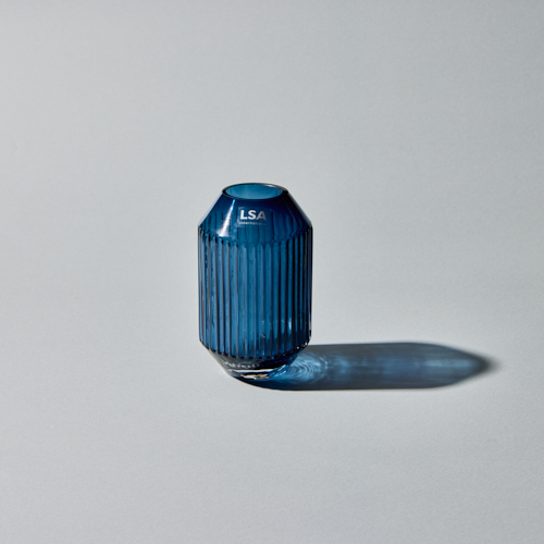 LSA(エルエスエー)/Rotunda Vase Sapphire H15 | 青山フラワー