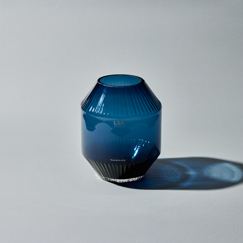 LSA(エルエスエー)/Rotunda Vase Sapphire H20