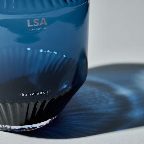 LSA(エルエスエー)/Rotunda Vase Sapphire H20
