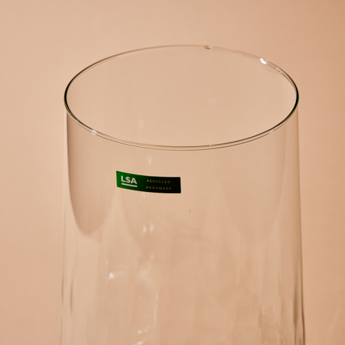 LSA(エルエスエー)/Mia Vase / Lantern Recycled Clear H25