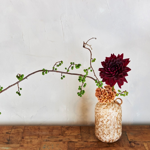 レッド・ブラウン系のフラワーベース（花瓶） | 青山フラワー