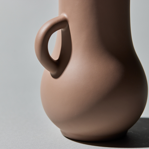 青山フラワーマーケット/floral pitcher vase（mocha） | 青山フラワー