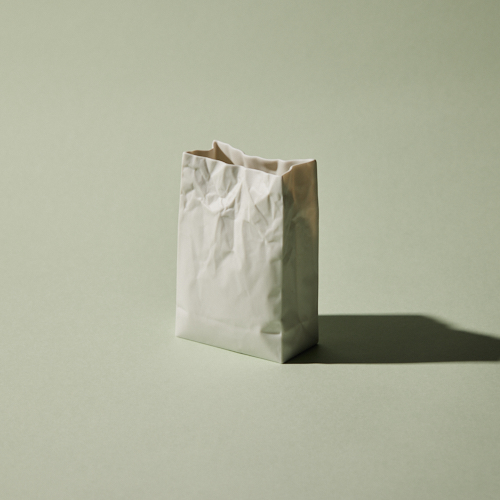 セラミック・ジャパン/new crinkle super bag #2 white