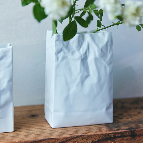 セラミック・ジャパン/new crinkle super bag #2 white