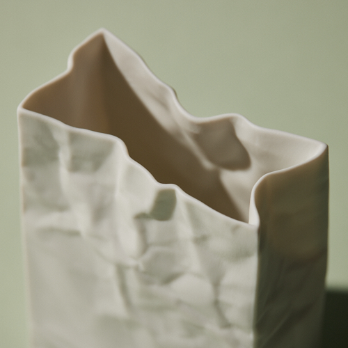 セラミック・ジャパン/new crinkle super bag #3 white | 青山フラワー