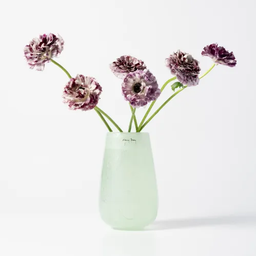 青とグレーの花器 ブラック・グレー系のフラワーベース（花瓶） | 青山フラワー