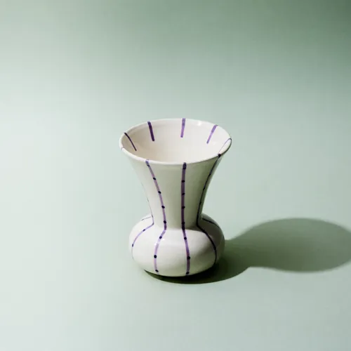 KAHLER(ケーラー)/Signature vase パープル H15 | 青山フラワー