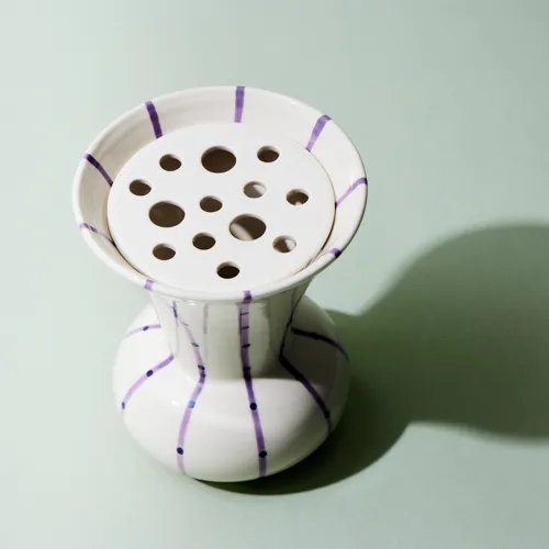 KAHLER(ケーラー)/Signature vase パープル H15 | 青山フラワー
