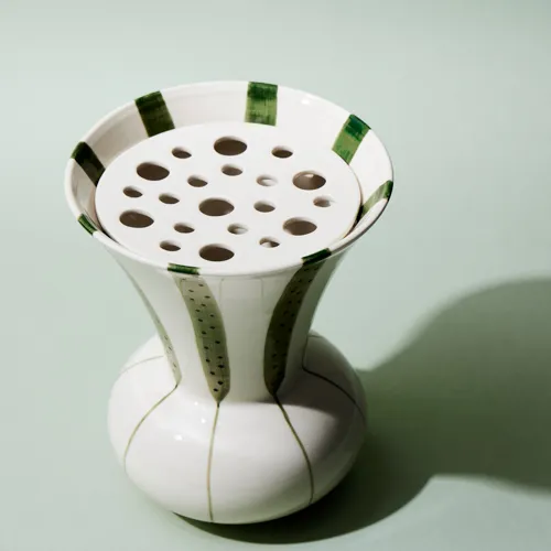 KAHLER(ケーラー)/Signature vase グリーン H20 | 青山フラワー