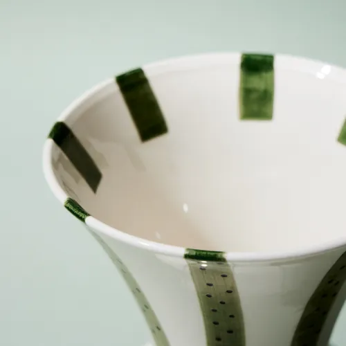 KAHLER(ケーラー)/Signature vase グリーン H20 | 青山フラワー