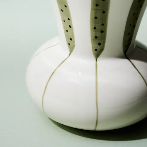 KAHLER(ケーラー)/Signature vase グリーン H20 | 青山フラワー