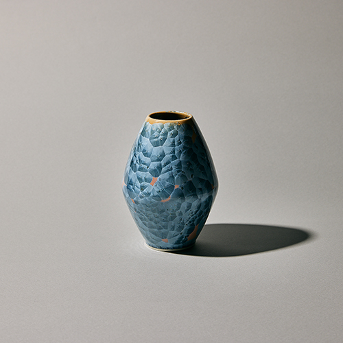 青山フラワーマーケット/花結晶花器 灰青 | 青山フラワー 青山フラワーマーケット/花結晶花器 灰青 | 青山フラワー