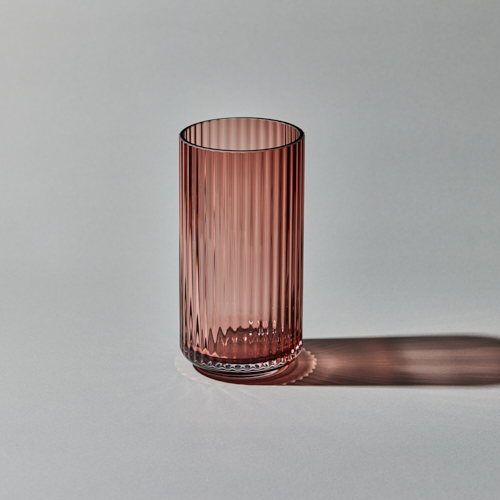 Lyngby Porcelain(リュンビューポーセリン)/Lyngby Vase Glass Burgundy H20