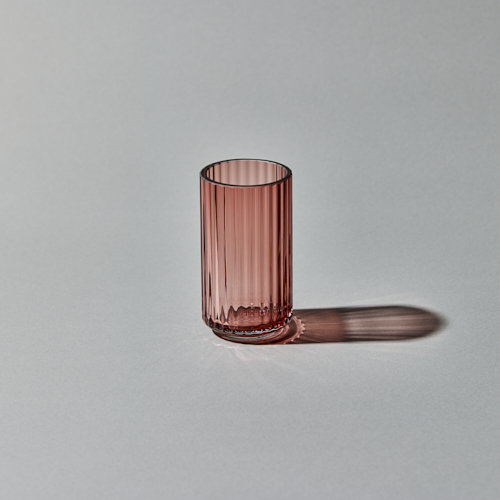 Lyngby Porcelain(リュンビューポーセリン)/Lyngby Vase Glass Burgundy H12