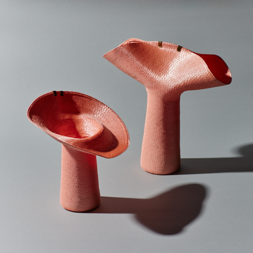 MOBJE(モブジェ)/Lapel washable - coral S | 青山フラワー