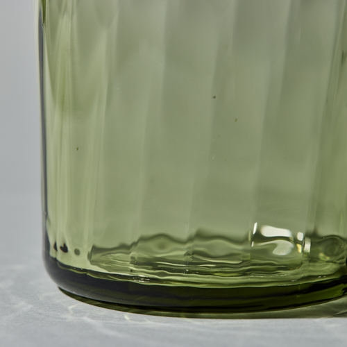 STILLEBEN（スティルレーベン）/Concave Vase Swirl モスグリーン H28